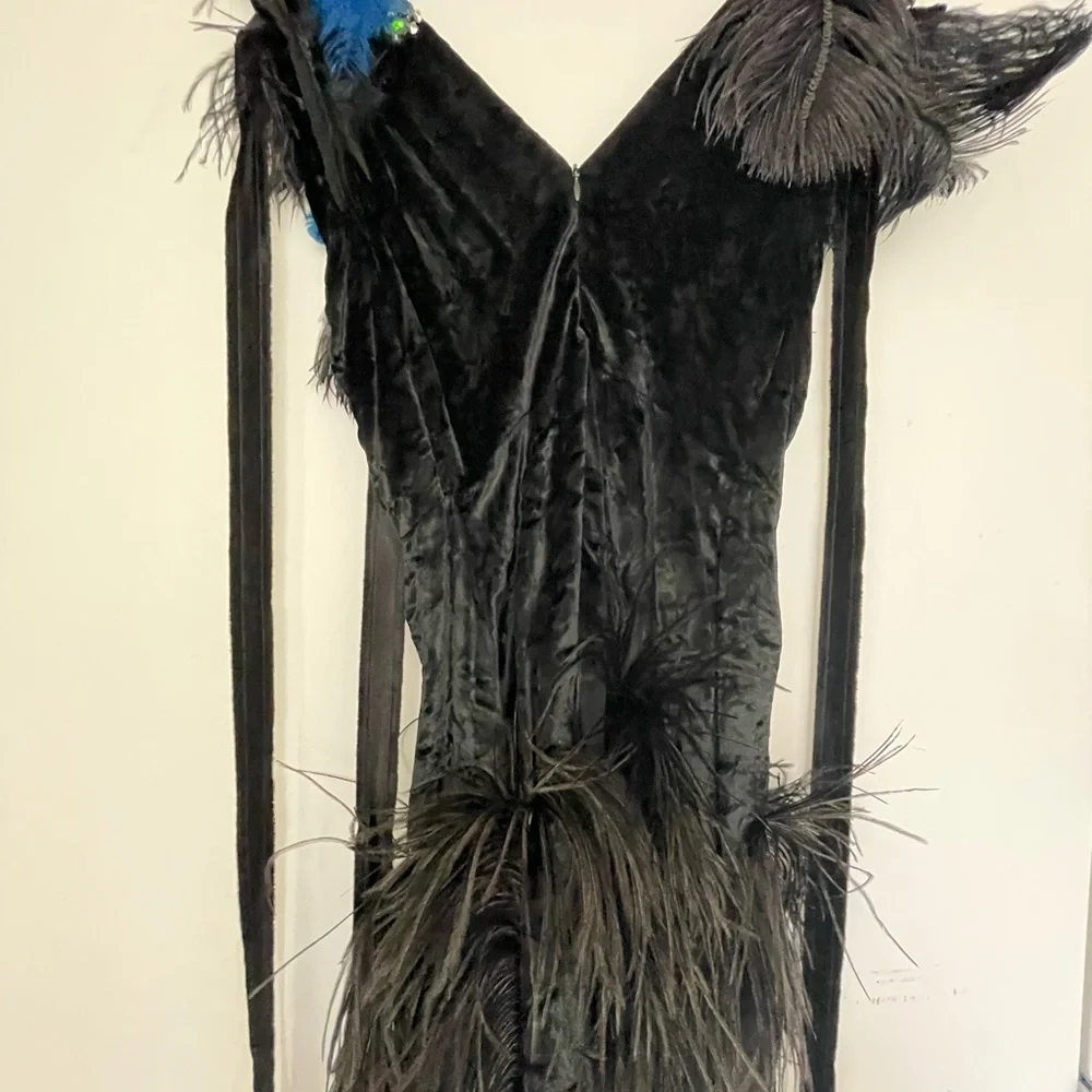 Sonia Rykiel Runway Black Evening Dress gown 34 - Picture 7 of 12